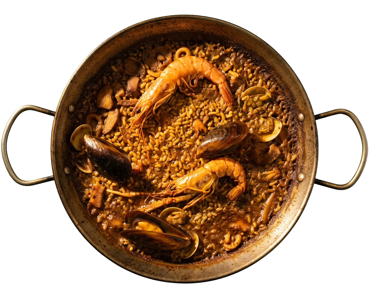 Paella mixta, Paellas caseras